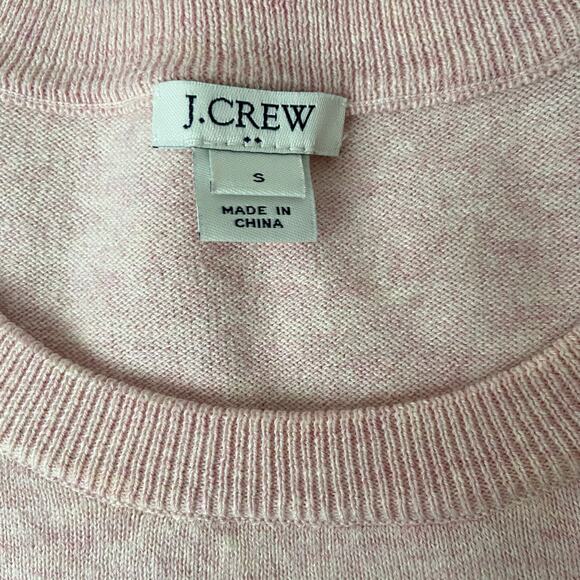 J. Crew Pink Ruffled Sweater Size Small - Picture 4 of 5